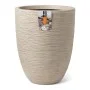 Capi Elegant low Waste Rib vase terrazzo beige 34x46 cm by Capi, Pots and planters - Ref: Foro24-445482, Price: 88,12 €, Disc...