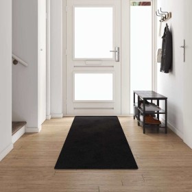 Runner de Alfombra Negro 80 x 500 cm