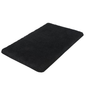 Kleine Wolke Alfombra de baño Relax negro 70x120 cm