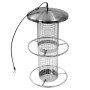 HI Hanging bird feeder stainless steel 14x27.5 cm by HI, Bird feeders - Ref: Foro24-445612, Price: 21,74 €, Discount: %