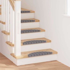 Alfombras autoadhesivas para escaleras 15 pcs Gris