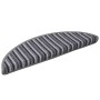 Alfombras autoadhesivas para escaleras 15 pcs Gris
