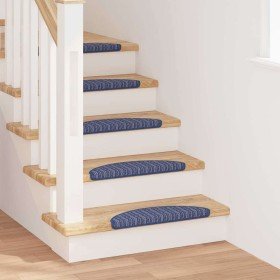 Alfombras autoadhesivas para escaleras 15 pcs Azul en Alfombrillas para escalones | Comprar online en Foro24