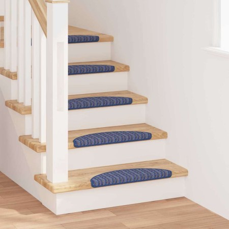 Alfombras autoadhesivas para escaleras 15 pcs Azul