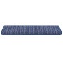 Alfombras autoadhesivas para escaleras Rayado 15 pcs Azul
