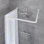 Kleine Wolke Universal Shower Curtain Rod 3 Sizes White by Kleine Wolke, shower bars - Ref: Foro24-442337, Price: 47,37 €, Di...