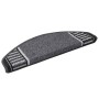 Alfombras autoadhesivas para escaleras 15 pcs Antracita
