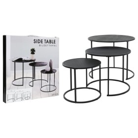 H&S Collection 3-piece black side table set by H&S Collection, Side tables - Ref: Foro24-445861, Price: 67,43 €, Discount: %