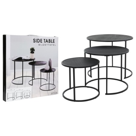 H&S Collection 3-piece black side table set by H&S Collection, Side tables - Ref: Foro24-445861, Price: 67,43 €, Discount: %