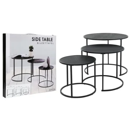 H&S Collection 3-piece black side table set by H&S Collection, Side tables - Ref: Foro24-445861, Price: 66,82 €, Discount: %