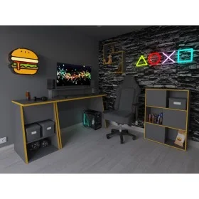 FMD Beistellspieltisch mit 2 offenen Fächern 49,4x50x77,7 cm von FMD, CD- und DVD-Speicher - Ref: Foro24-444229, Preis: 137,9...