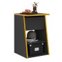 FMD Beistellspieltisch mit 2 offenen Fächern 49,4x50x77,7 cm von FMD, CD- und DVD-Speicher - Ref: Foro24-444229, Preis: 103,1...