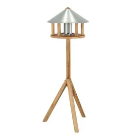 Esschert Design Bird table with silo and round zinc roof by Esschert Design, Bird feeders - Ref: Foro24-442350, Price: 108,16...
