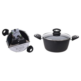 Excellent Houseware Forged aluminum casserole with lid 24 cm by Excellent Houseware, Saucepans - Ref: Foro24-443290, Price: 2...