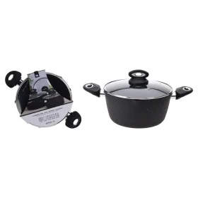 Excellent Houseware Forged aluminum casserole with lid 24 cm by Excellent Houseware, Saucepans - Ref: Foro24-443290, Price: 3...