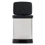 Curver Rectangular Silver Deco Pedal Bin 30 L by Curver, Garbage cans and trash cans - Ref: Foro24-443828, Price: 60,71 €, Di...