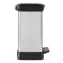 Curver Rectangular Silver Deco Pedal Bin 30 L by Curver, Garbage cans and trash cans - Ref: Foro24-443828, Price: 60,71 €, Di...