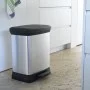 Curver Rectangular Silver Deco Pedal Bin 30 L by Curver, Garbage cans and trash cans - Ref: Foro24-443828, Price: 60,71 €, Di...