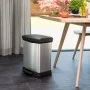 Curver Rectangular Silver Deco Pedal Bin 30 L by Curver, Garbage cans and trash cans - Ref: Foro24-443828, Price: 60,71 €, Di...