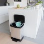 Curver Rechteckiger silberner Deko-Treteimer 30 l von Curver, Mülltonnen und Mülltonnen - Ref: Foro24-443828, Preis: 60,57 €,...