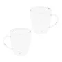 HI Cappuccino coffee glasses set 2 units transparent 270 ml by HI, Coffee and tea cups - Ref: Foro24-445572, Price: 18,09 €, ...