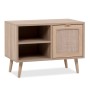 Finori Mueble zapatero Bali 73A roble Sonoma y patrón de caña