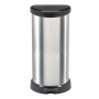 Curver Deco Pedal Bin D-shaped Silver 40 L by Curver, Garbage cans and trash cans - Ref: Foro24-443826, Price: 60,44 €, Disco...