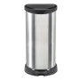 Curver Deco Pedal Bin D-shaped Silver 40 L by Curver, Garbage cans and trash cans - Ref: Foro24-443826, Price: 65,73 €, Disco...