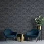 DUTCH WALLCOVERINGS Onyx anthracite gray and gold wallpaper by DUTCH WALLCOVERINGS, Painted paper - Ref: Foro24-442572, Price...