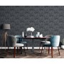 DUTCH WALLCOVERINGS Papel pintado Onyx gris antracita y dorado de DUTCH WALLCOVERINGS, Papel pintado - Ref: Foro24-442572, Pr...