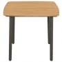 3-teiliges synthetisches Rattan braunes Garten-Esszimmerset von vidaXL, Gartensets - Ref: Foro24-3072481, Preis: 212,88 €, Ra...