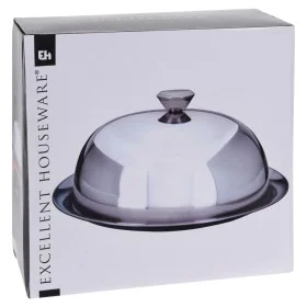 Excellent Houseware Glass bell with stainless steel plate by Excellent Houseware, Trays - Ref: Foro24-442506, Price: 23,60 €,...