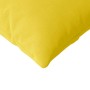 Cojines de sofá 2 pcs Amarillo Claro 200 x 40 cm tela