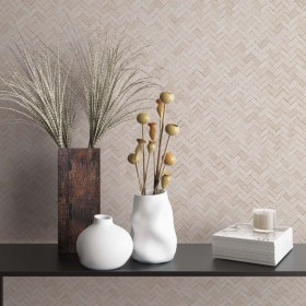 Noordwand Tapete aus beigem Botanica-Rattan-Geflecht von Noordwand, Bemaltes Papier - Ref: Foro24-444826, Preis: 30,63 €, Rab...