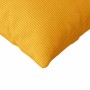 Cojines de sofá 2 pcs Amarillo Claro 200 x 40 cm Tela de pana