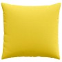 Cojines de sofá 2 pcs Amarillo Claro 45 x 45 cm tela