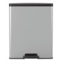 Curver Rechteckiger Deco Treteimer Silber 65 L von Curver, Mülltonnen und Mülltonnen - Ref: Foro24-443822, Preis: 107,74 €, R...