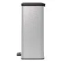 Curver Rectangular Deco Pedal Bin Silver 65 L by Curver, Garbage cans and trash cans - Ref: Foro24-443822, Price: 105,72 €, D...