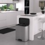 Curver Rechteckiger Deco Treteimer Silber 65 L von Curver, Mülltonnen und Mülltonnen - Ref: Foro24-443822, Preis: 107,74 €, R...