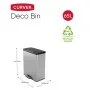 Curver Rectangular Deco Pedal Bin Silver 65 L by Curver, Garbage cans and trash cans - Ref: Foro24-443822, Price: 105,72 €, D...