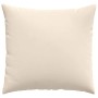 Cojines de sofá 2 pcs Beige 45 x 45 cm tela