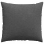 Cojines de sofá 2 pcs Gris oscuro 45 x 45 cm Tela de pana