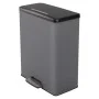 Curver Deco Pedal Bin Rectangular Cool Gray 65 L by Curver, Garbage cans and trash cans - Ref: Foro24-443821, Price: 89,67 €,...