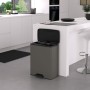 Curver Deco Pedal Bin Rectangular Cool Gray 65 L by Curver, Garbage cans and trash cans - Ref: Foro24-443821, Price: 89,43 €,...