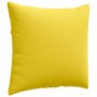 Cojines de sofá 2 pcs Amarillo Claro 50 x 50 cm tela