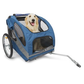 PetSafe Remolque de bicicleta para perros Happy Ride L azul