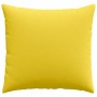 Cojines de sofá 2 pcs Amarillo Claro 50 x 50 cm tela