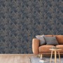 DUTCH WALLCOVERINGS Joelle-Tapete in Silber und Blau von DUTCH WALLCOVERINGS, Bemaltes Papier - Ref: Foro24-442583, Preis: 25...