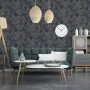 DUTCH WALLCOVERINGS Silver and Blue Joelle Wallpaper by DUTCH WALLCOVERINGS, Painted paper - Ref: Foro24-442583, Price: 26,70...