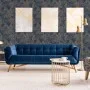 DUTCH WALLCOVERINGS Silver and Blue Joelle Wallpaper by DUTCH WALLCOVERINGS, Painted paper - Ref: Foro24-442583, Price: 26,70...